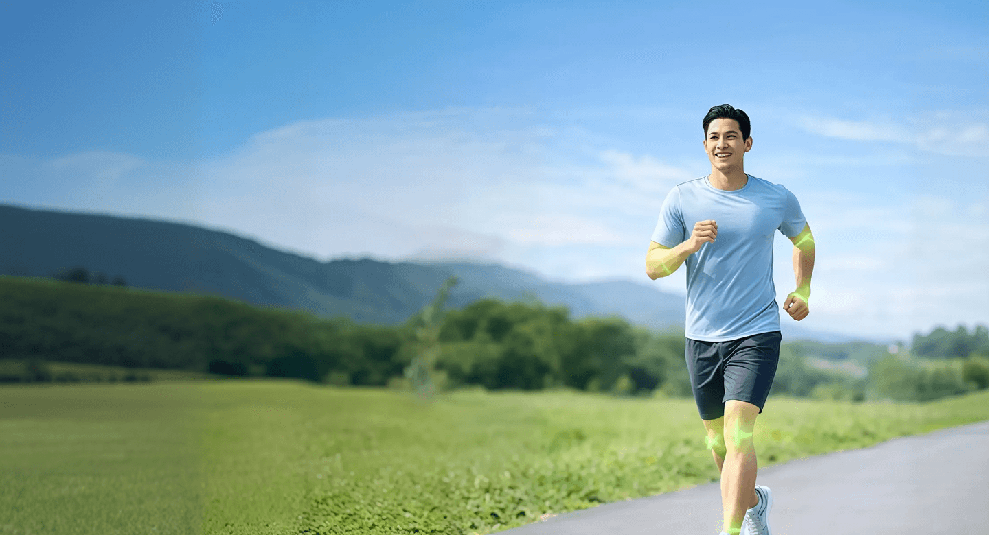 Runner in nature